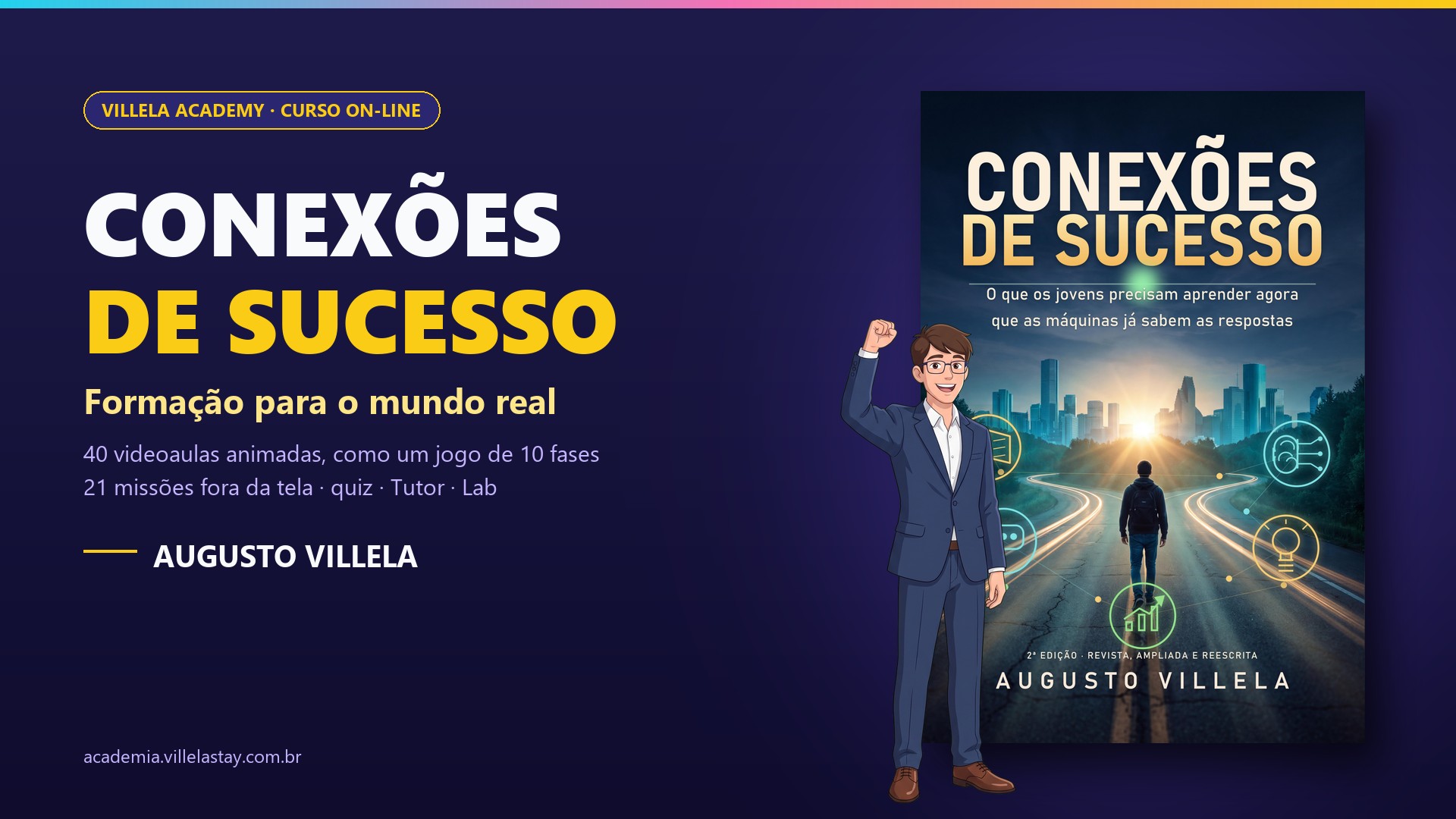Capa do curso Conexões de Sucesso — Formação para o Mundo Real