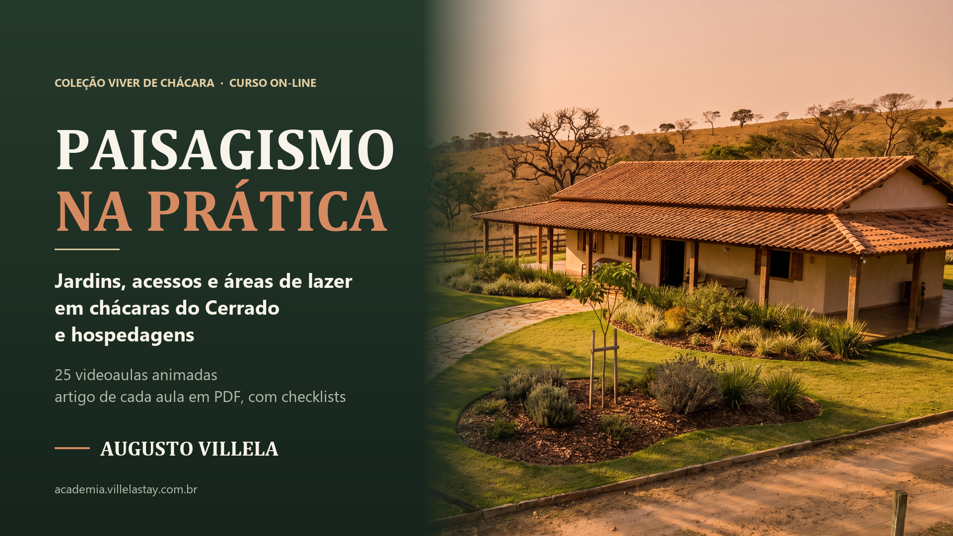 Capa do curso Paisagismo na Prática