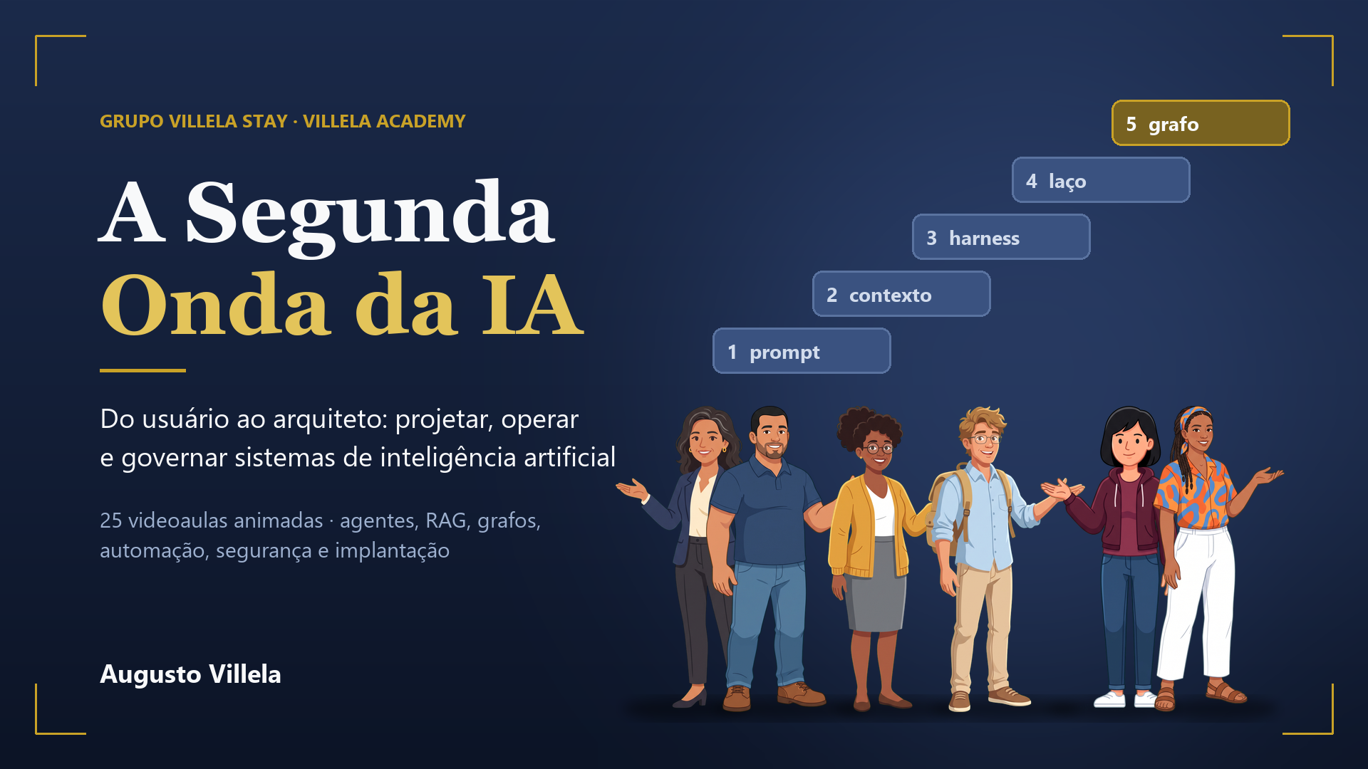 Capa do curso A Segunda Onda da IA