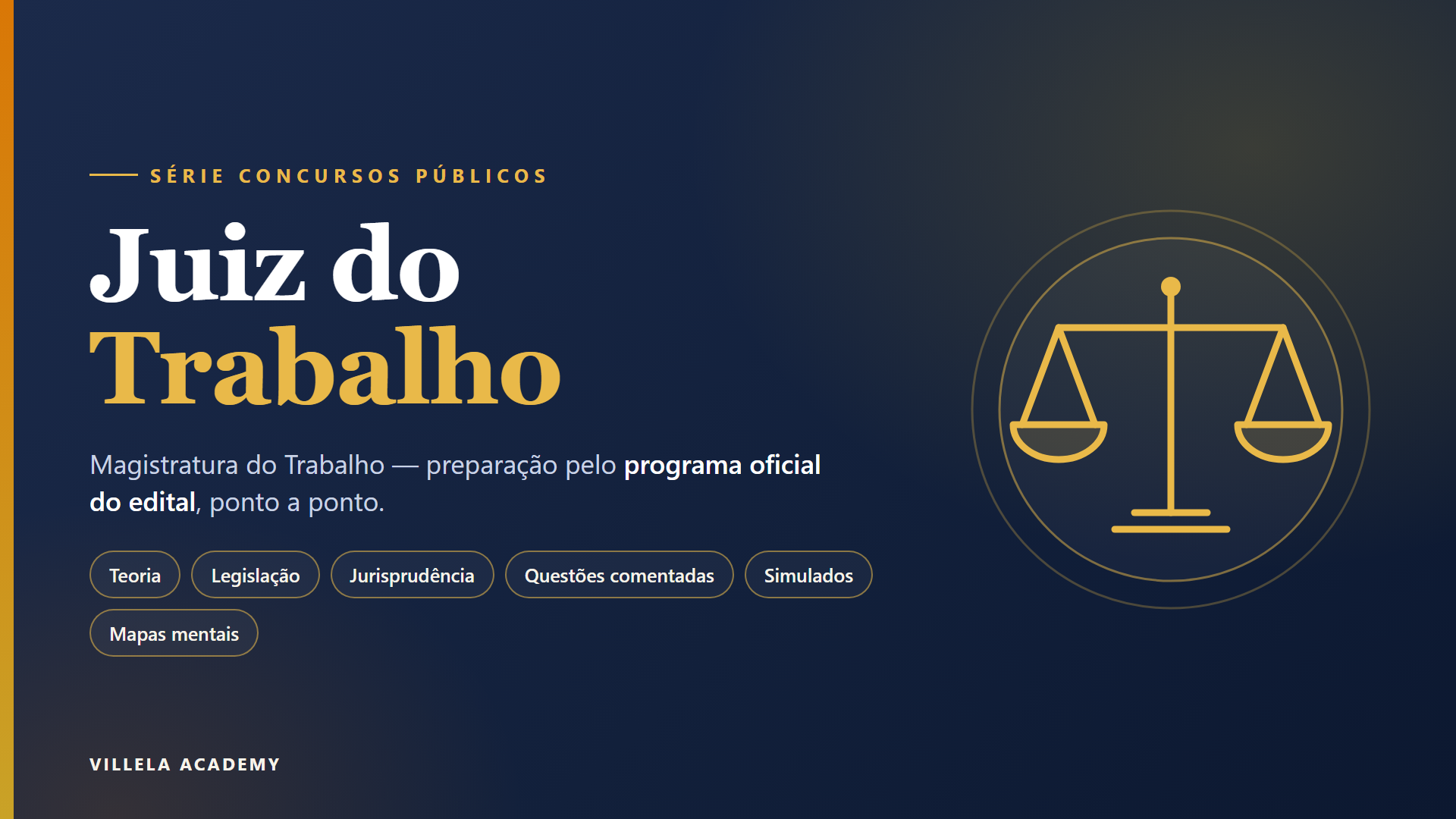 Capa do curso Juiz do Trabalho — Magistratura do Trabalho (TRT 10ª Região)